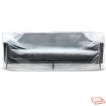 Plastic Furniture Covers for Moving - Heavy-Duty Couch Cover for Sofa, Waterproof & Dustproof Clear Moving Bags for Renovation, Wrap or Storage - Extra Large Bag Open Size 96 x 42 x 62 Inch