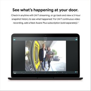 Nest Wired Doorbell – Smart Video Security Camera