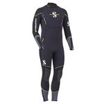 SCUBAPRO Sport Steamer 5 mm Men’s Diving Wetsuit (2XL, Black/Yellow)