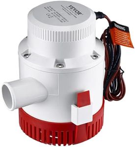 VEVOR Bilge Pump, 3000GPH Automatic Submersible Boat Bilge Water Pump with Float Switch, 40 mm Outlet Diameter, Small Boat Bilge Pump, Marine Electric Bilge Pump for Boats, Ponds, Pools, Basements