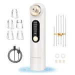 Blackhead Remover Vacuum - Professional Blackhead Remover Tool with 4 Probes,Rechargeable Black Head Remover for Face,Pore Vacuum Cleaner Acne Whitehead Extractor,Blackhead Sucker for Facial Cleansing