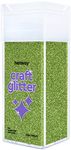 Hemway Craft Glitter Shaker 130g / 4.6oz Arts Crafts Tumblers Schools Paper Glass Decorations DIY Projects - Ultrafine (1/128" 0.008" 0.2mm) - Lime Green Holographic