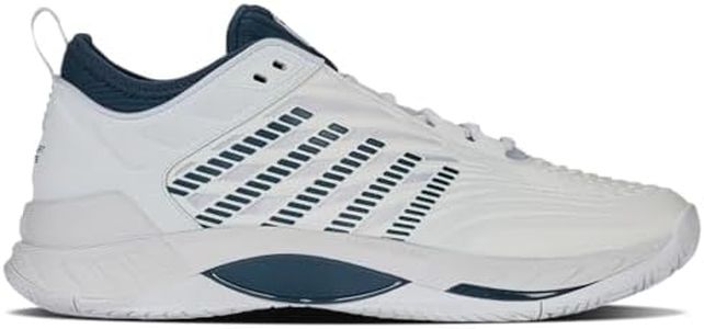 K-Swiss Men's Hypercourt Supreme 2 Tennis Shoe, White/Stargazer, 10 M