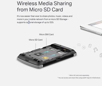 TP-Link 4G Portable WiFi Hotspot – M7650 Mobile Router