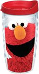 Tervis 1243114 Sesame Street-Elmo Insulated Tumbler with Wrap and Red Lid, 10Oz Wavy, Clear