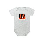 NFL Grey Bodysuits 0-3M - Cincinnati Bengals