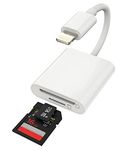 Micro SD Card Reader Compatible for Iphone Memory Lightning to Camera Microsd TF Adapter 13 12 11 Pro Max X XS XR 8 7 6plus 6s SE Ipad Air Mini 2020 2019 2021 Accessories Apple MFI Certified Adaptador