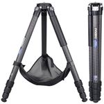 Compact Carbon Fiber Tripod with Stone Bag INNOREL CT324C Heavy Duty Travel Camera Stand for Canon Sony Nikon DSLR Camcorder
