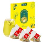 MQ Chrysanthemum Tea, 68 Bag Natural Dried Flower Tea, Caffeine Free Chrysanthemum Buds Tea
