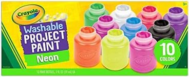 10pc Crayola Washable Neon Paint Se