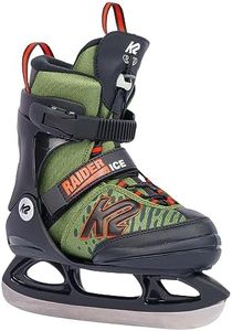 K2 Raider Ice 25G0110.1.1.L Boys' Ice Skates Green/Orange