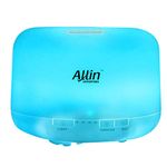 Allin Exporters Plastic Aromatherapy Diffuser Essential Oil 4 In 1 To Purify, Ionize, Humidify & Spread Aroma Ultrasonic Humidifier With Timer Cool Mist With 7 Color Changing Led Lights