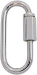 RCH Hardware QL-BR01-50 Brass Quick Link, 7 Gauge, Polished Chrome (2 Pack)