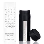 Nanogen Instant Thickening Hair Fibres Light Brown 30g- Natural Keratin fibers cover thinning hair and hair loss, extensions, alopecia, thicker, fuller hair instantly.