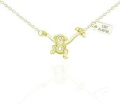 QUINNLYN & CO. Monkey Pendant Neckl