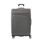 Travelpro Platinum Elite Extra Large Softside Suitcase 4 Wheels Spinner 32 x21x13" Expandable and Durable with TSA Lock 144 litres Travel Luggage 10 Years Warranty