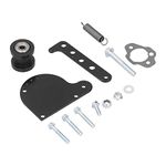 Spring Loaded Chain Tensioner Kit, Metal Alloy + Spring + Cardboard Chain Tensioner Kit Black Spring Loaded Chain Tensioner Kit Fit for 49cc 66cc 80cc Engine Motorized Bike