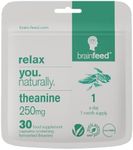 L theanine capsules (30) | 250mg l theanine powder per capsule - 1 a day | Natural relaxation aid | GABA support | Vegan | 1 month supply