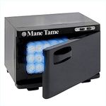 Mane Tame Professional Barber Mini Towel Warmer - Pre-Hot Towel Facial Shave Mini Cabinet comfortably fits (11) 15" x 28" Towels