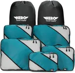 HERO Packing Cubes (5 Set) Luggage Organizers with 2 Laundry Bags