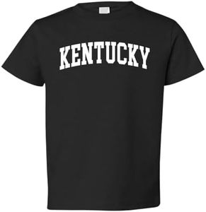 State of Kentucky Style White Fashion Toddler Crew Graphic T-Shirt, Black, 3T