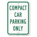 SmartSign "Compact Car Parking Only