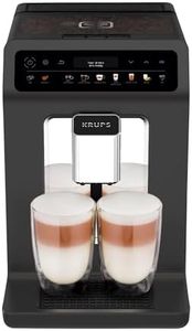 KRUPS EA895N40 Evidence One Automatic Coffee Machine, Espresso, Cappuccino, 2.3 liters, Meteor Grey, 17 Drink Options, Bean to Cup