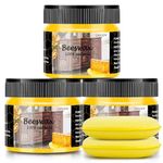 CARGEN 3 PCS Wood Seasoning Beewax Natural Beewax Traditional Wood Wax Multipurpose Beeswax Furniture Polish for Wood Cleaner and Polish Furniture Care