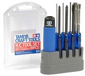 Tamiya RC Tool Kit - 8 Pieces with Screwdrivers & Hex/Box Wrench Set