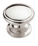 Amerock 25PK5301226 Allison Value Cabinet Knob (25 Pack), 32 mm, Polished Chrome, Piece