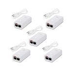 Ubiquiti POE POE-24-12W-5P - 24V DC 0.5A 12W - Power Over Ethernet Replacement PoE Adapter (5-Pack)