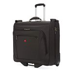 SwissGear 7895 Premium Rolling Garment Bag, Bonus Hanging Feature, Men's and Women's, Carry-on Luggage, Heather Grey, 24-Inch, 7895 Premium Rolling Garment Bag