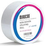 Mirucoo Non-woven Wax Strip Roll for Body and Facial Hair Removal, 3 Inches x 60 Yards Pack Salon Quality Epilating Roll