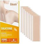 Silicone Scar Sheets [8 PCS], Reusable Silicone Sheets for Scar Removal, Professional Gel Scar Repair Treatment for Skin Trauma Surgery, Burn, Acne, C-Section Scars