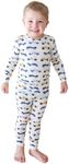 Posh Peanut Baby Pajamas Set - Soft Viscose from Bamboo Kids Two Piece PJ - Easy Care Toddler Sleepers Little Boy Clothes (7-8 Years)