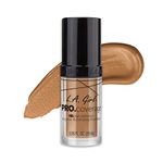 L.A Girl HD Pro Liquid Matte Foundation for Face Makeup - White, Matte & Poreless Ultra Blendable Liquid, Full Coverage & Long Lasting Glow, Natural Finish Infallible, Vegan & Cruelty - 28ml