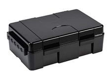 Knightsbridge JB55BK IP55 Weatherproof Electrical Box for Outside - Black, 116.0 mm*334.0 mm*220.0 mm