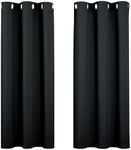 PONY DANCE Black Curtains for Kids 