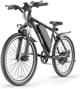 BK90 Electric Bike for Adults 26 Inch, Urban Electric Bicycle with 48V 9Ah Removable Battery & 250 Powerful Motor, 5 Pedal Assist Levels and Front Suspension E Bike for Men Women Commuter