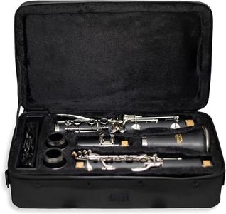 GKW B Flat Clarinet for Beginners – Bb Student & Intermediate Instrument, Clear Sound, Easy Maintenance, Complete Set with Case, Ideal for School Band