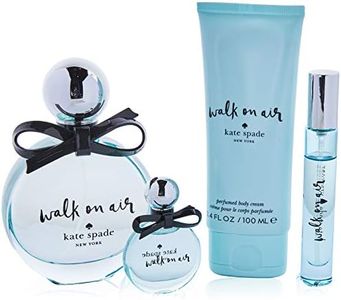 Kate Spade New York Walk On Air by Kate Spade for Women - 4 Pc Gift Set 3.4oz EDP Spray, 3.4oz Body Cream, 0.34oz EDP Spray, 0.25oz Replica, 4 count