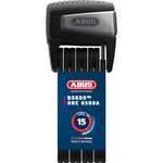 ABUS folding lock BORDO One™ 6500A - Smart bike lock with alarm - keyless opening via smartphone and smartwatch - incl. holder - security level 15