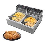 KIING Deep Fryer 6+6 ltr ideal for hotel & restaurants