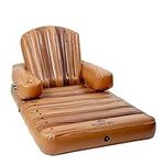 Float-Eh Adirondack Chair Inflatable Pool Lounger - Beach Floats are Thick, Durable, and Vinyl Designed - Floaties Designed in Canada for Canadians