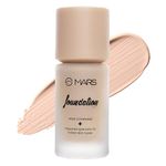 MARS High Coverage Liquid Matte Foundation | Blemish Free & Blendable Foundation For Makeup (40Ml) (Shade-02), All