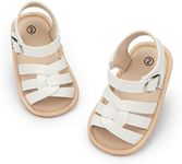 CENCIRILY Infant Baby Girls Boys Sandals Summer Beach Outdoor Bowknot Soft Rubber Sole Toddler Princess Dress Flats Walking Shoes