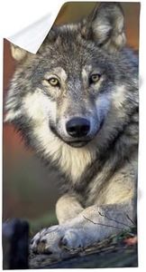 CafePress Wolf 025 Large Novelty Printed Beach Towel 30"x60"