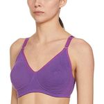 Zuperb Lingerie Women's Cotton Non Padded Non-Wired Shaper T-Shirt Bra (ZB_9900LAVENDER_44B) Lavender