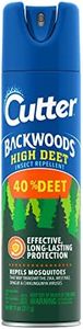 Cutter Backwoods High DEET Insect Repellent 11 oz, Aerosol, with 40% DEET