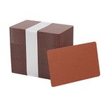 Pack of 100 Copper CR80 PVC Cards | 30 mil by easyIDea